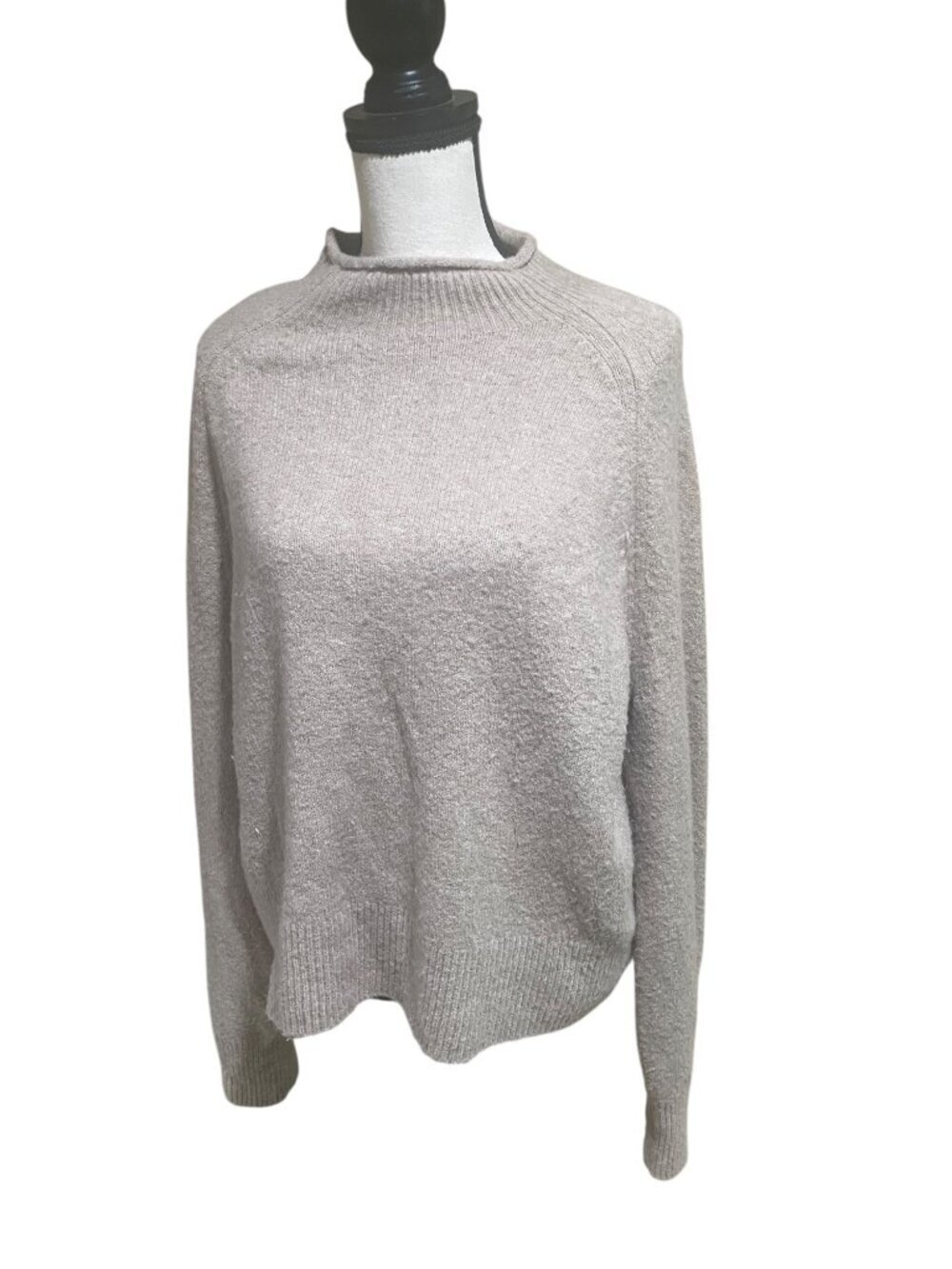 J.crew mock neck wool blend sweater